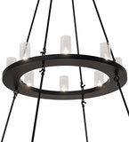 54"W Loxley 24 Lt Two Tier Chandelier