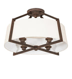 31"W Cilindro Lucy Semi-Flushmount