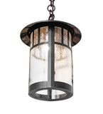 10"W Fulton Double Bar Mission Outdoor Pendant