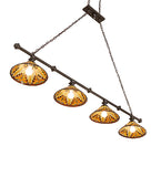 72"L Nuevo Mission 4 Lt Island Pendant
