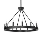 36"W Loxley Horizon Ring 12 Lt Chandelier