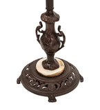73"H Shell with Jewels Torchiere