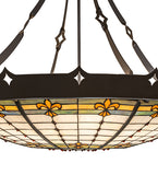 40"W Fleur-de-Lite Pendant