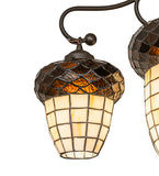 24"W Acorn 4 Lt Chandelier