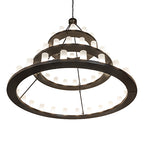 72"W Loxley 56 Lt Three Tier Chandelier