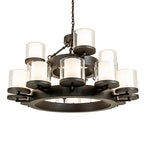 40"W Noziroh Ring 16 Lt Two Tier Chandelier