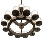 40"W Noziroh Ring 16 Lt Two Tier Chandelier