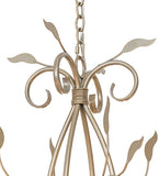 36"W Bordeaux 8 Lt Chandelier