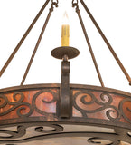 42"W Delano 8 Lt Chandelier