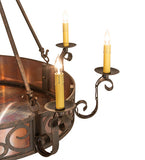 42"W Delano 8 Lt Chandelier