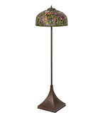 67"H Tiffany Poppy Floor Lamp