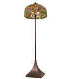 67"H Tiffany Poppy Floor Lamp