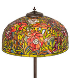 67"H Tiffany Poppy Floor Lamp