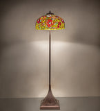 67"H Tiffany Poppy Floor Lamp