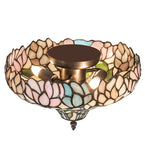 12"W Wisteria Flush Mount