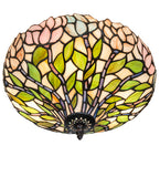 12"W Wisteria Flushmount
