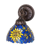 8"W Sun, Moon & Stars Wall Sconce