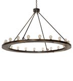 60"W Loxley 20 Lt Chandelier