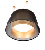 36"W Cilindro Weave-Tex Tapered Pendant