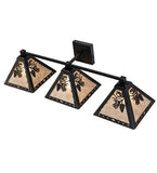 36"W Pinecone 3 Lt Wall Sconce