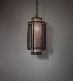 8.5"W Cilindro Weave-Tex Mini Pendant