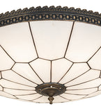 24"W Vincent Honeycomb Flush Mount