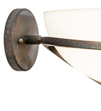 12.5"W Cupula Leaf Wall Sconce
