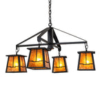 38"W Bungalow Valley View 4 Lt Chandelier