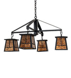 38"W Bungalow Valley View 4 Lt Chandelier
