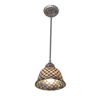 8"W Tiffany Fishscale Mini Pendant