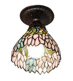 7"W Wisteria Flushmount