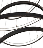 60"W Anillo 5 Ring Cascading Chandelier