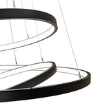 60"W Anillo 5 Ring Cascading Chandelier
