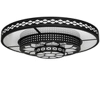 72"W Binion Flush Mount