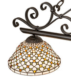 60"L Diamond & Jewel 3 Lt Island Pendant
