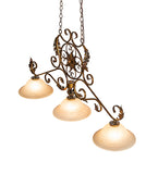 54"L Christabel 3 Lt Oblong Island Pendant