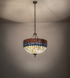 30"W Tiffany Candice Inverted Pendant