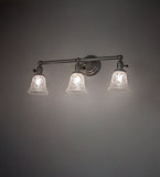 24"W Revival Wreath & Garland 3 Lt Vanity Light