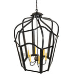 32"W Citadel 6 Lt Pendant