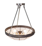 20"W Vincent Honeycomb Semi-Flush Mount