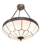 20"W Vincent Honeycomb Semi-Flush Mount