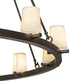 64"W Loxley 18 Lt Two Tier Chandelier