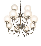 40"W Revival Gas & Electric 12 Lt Chandelier
