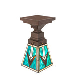5"Sq Valencia Mission Flush Mount