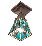 5"Sq Valencia Mission Flushmount