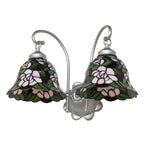 18"W Begonia 2 Lt Wall Sconce