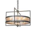 22"W Aldari 8 Lt Chandelier