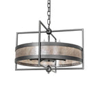 22"W Aldari 8 Lt Chandelier