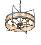 22"W Aldari 8 Lt Chandelier