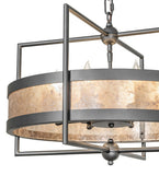 22"W Aldari 8 Lt Chandelier